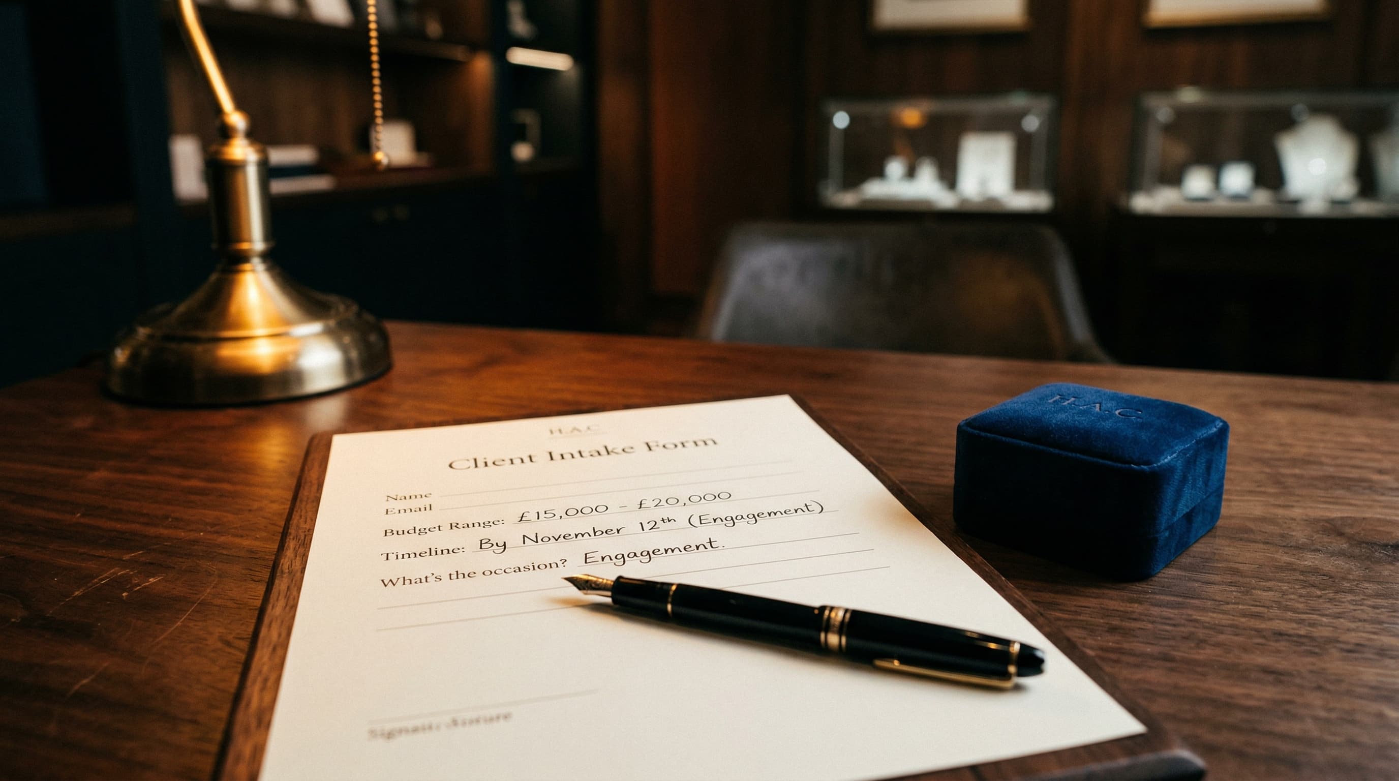 Filtering the Dreamers: Smart Forms to Spend Time With High-Value Jewelry Buyers