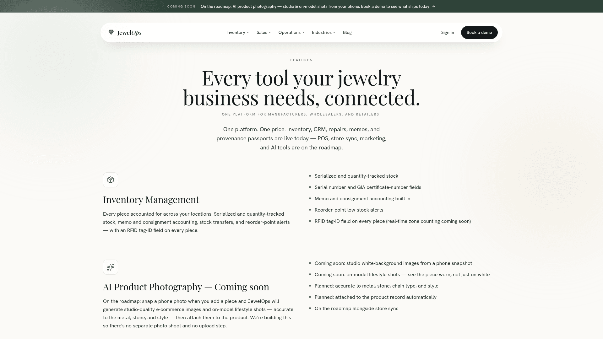 JewelOps connected feature overview