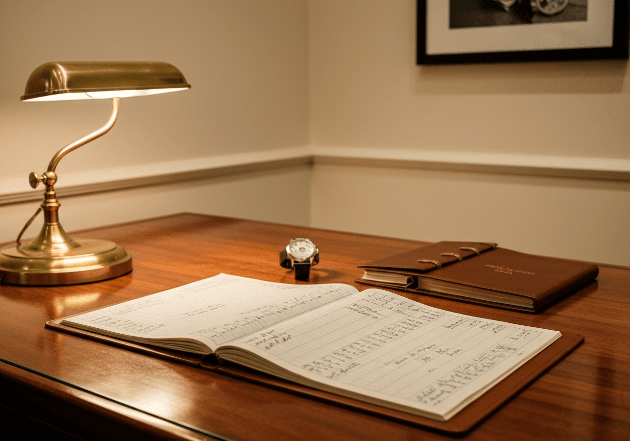 Editorial luxury boutique photograph illustrating paid social economics