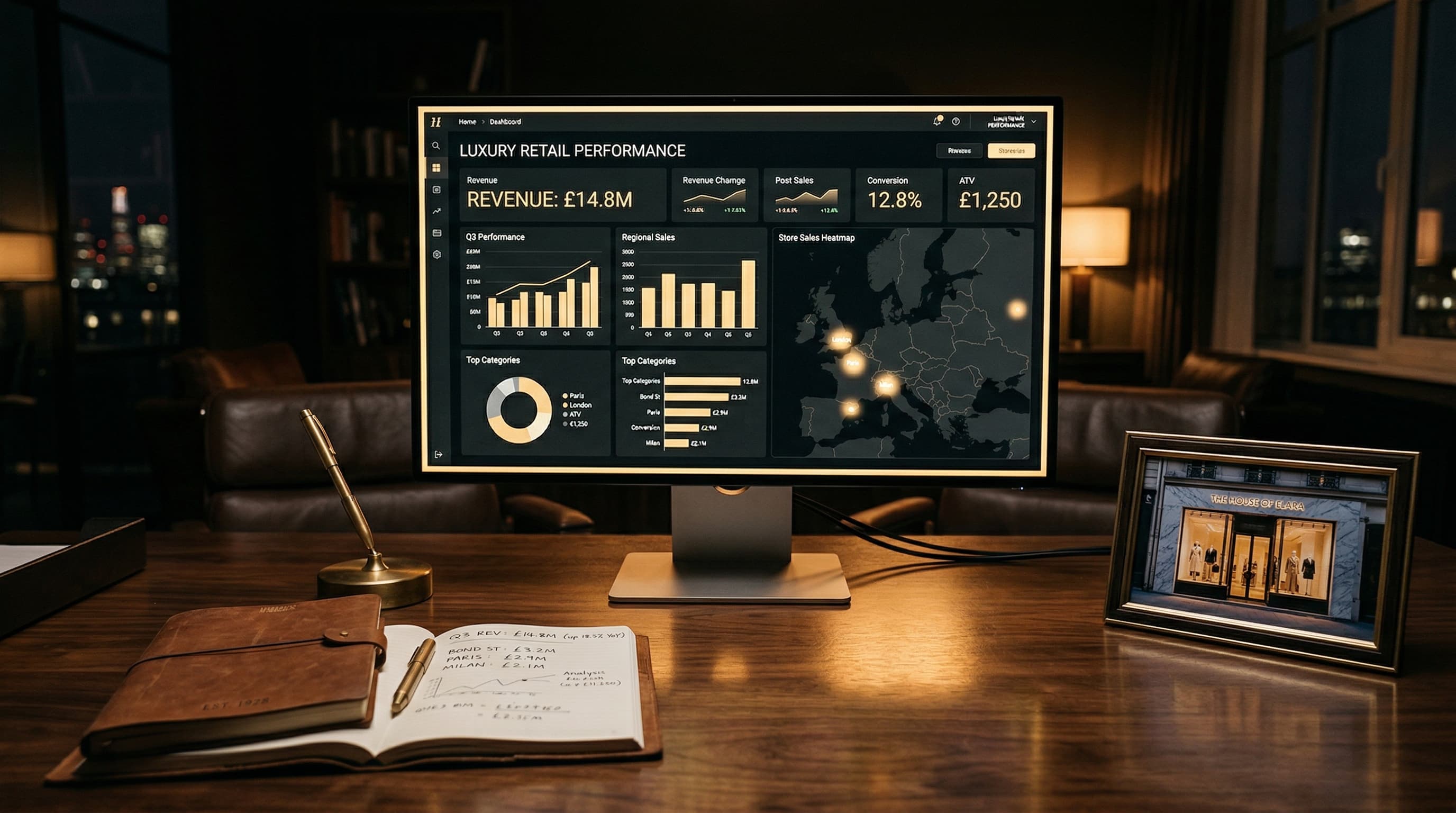 Revenue attribution connecting ads to in-store luxury sales