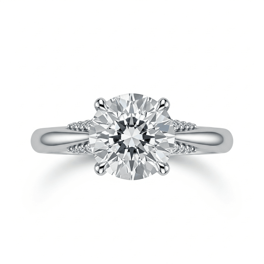AI-generated engagement ring design by H&CO Ring Builder