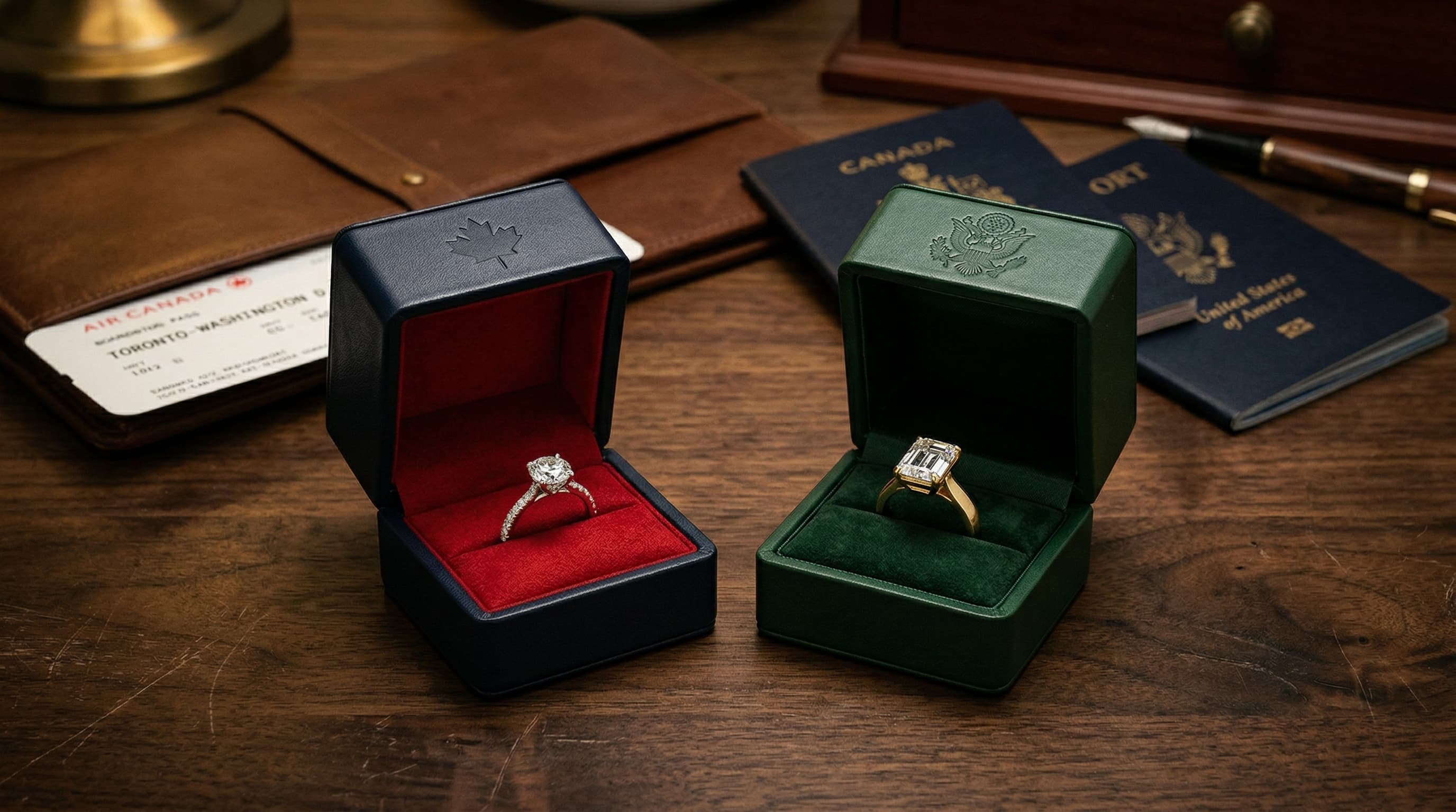 US and Canadian luxury jewelry cross-border marketing