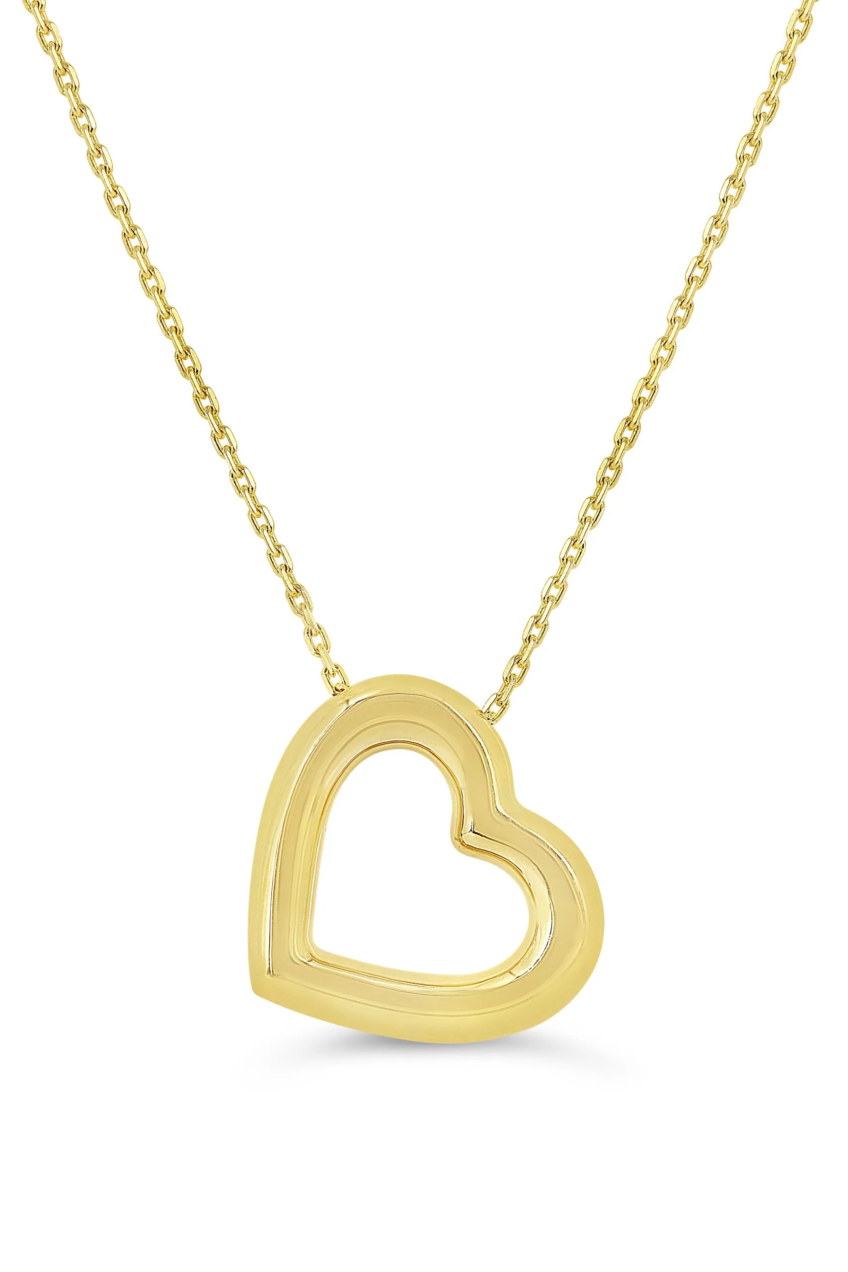 Shiny Jewellers / Gold heart necklace