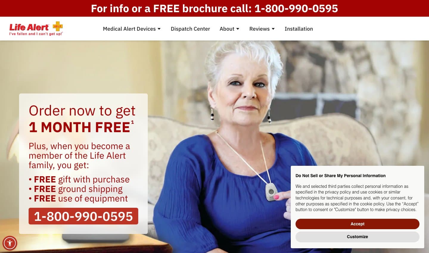 Life Alert website and project work
