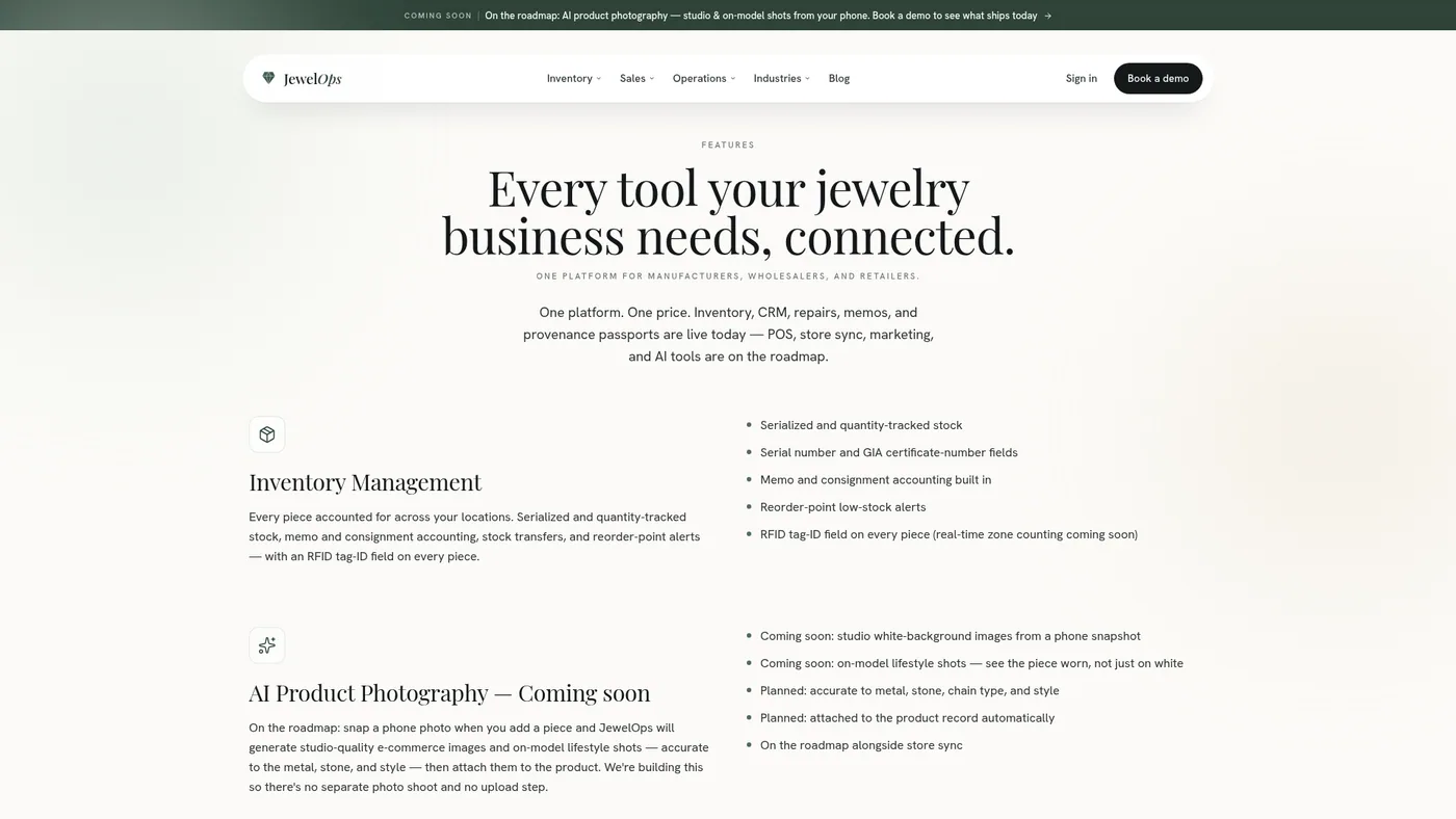 JewelOps connected feature overview
